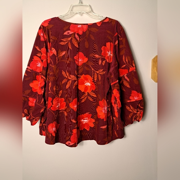 SONOMA Corduroy Balloon Sleeve Tunic Top Size 2X GUC - Picture 12 of 16